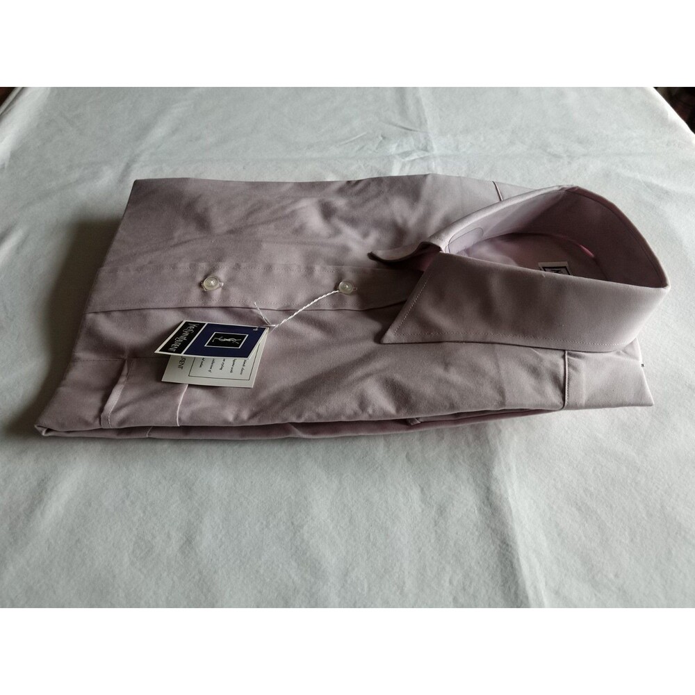VTG Yves Saint Laurent YSL Mens Shirts New Old Stock Dusty Rose 15x32/33 - Picture 10 of 16
